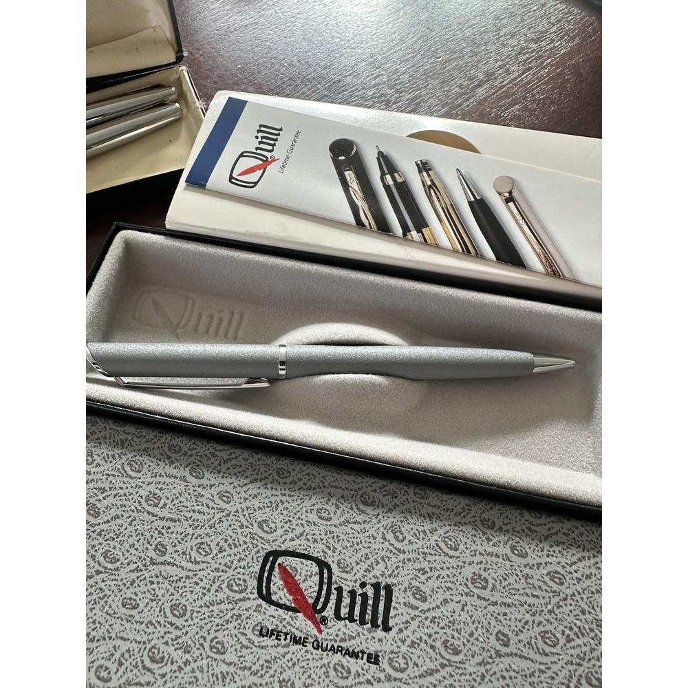 Vintage Quill Roller Pen / Waterman Set & Advertising Pen Hitachi READ - Picture 3 of 4